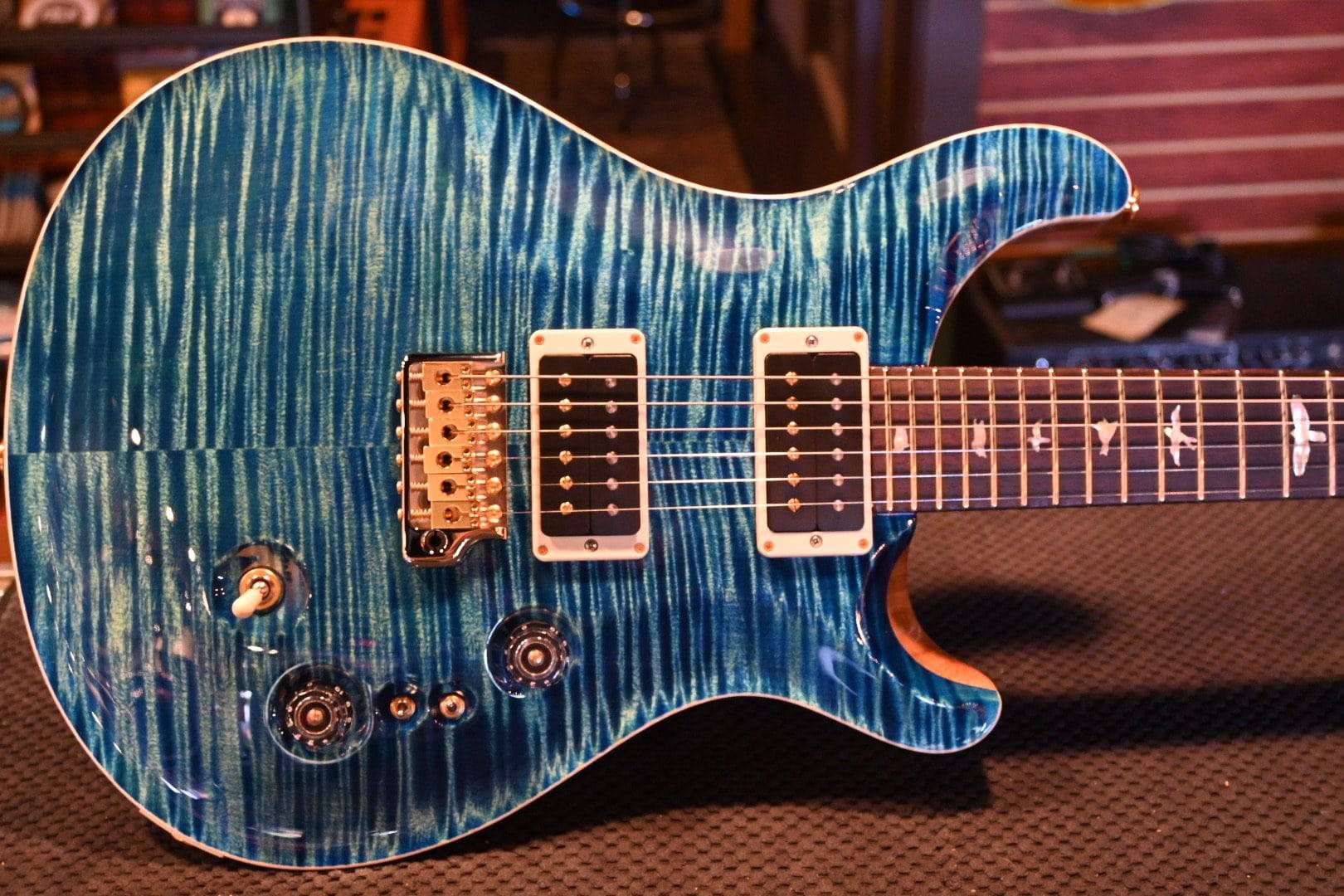 PRS Paul Reed Smith 35th Anniversary Custom 24 10-Top - River Blue #8384 - Danville Music