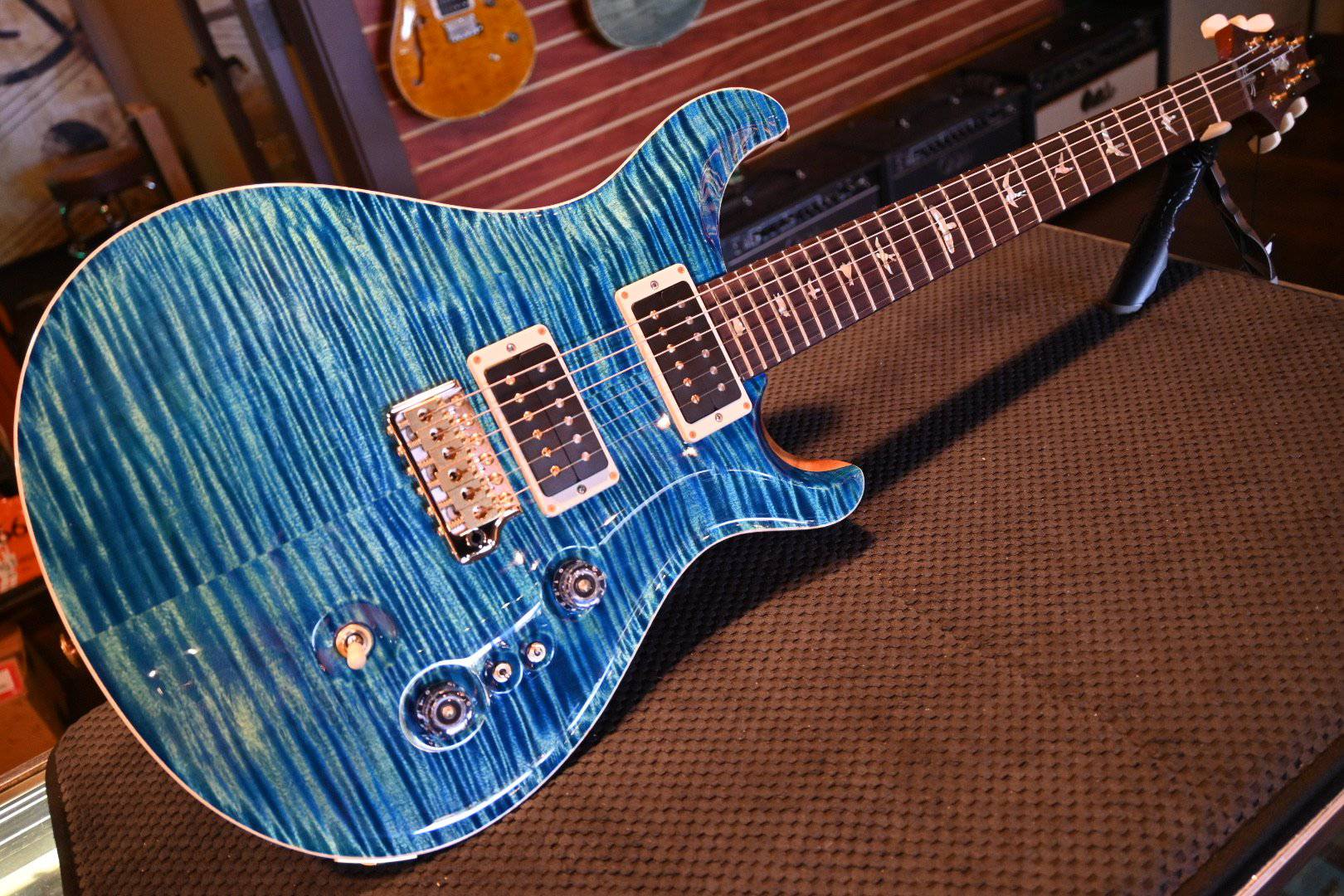 PRS Paul Reed Smith 35th Anniversary Custom 24 10-Top - River Blue #8384 - Danville Music