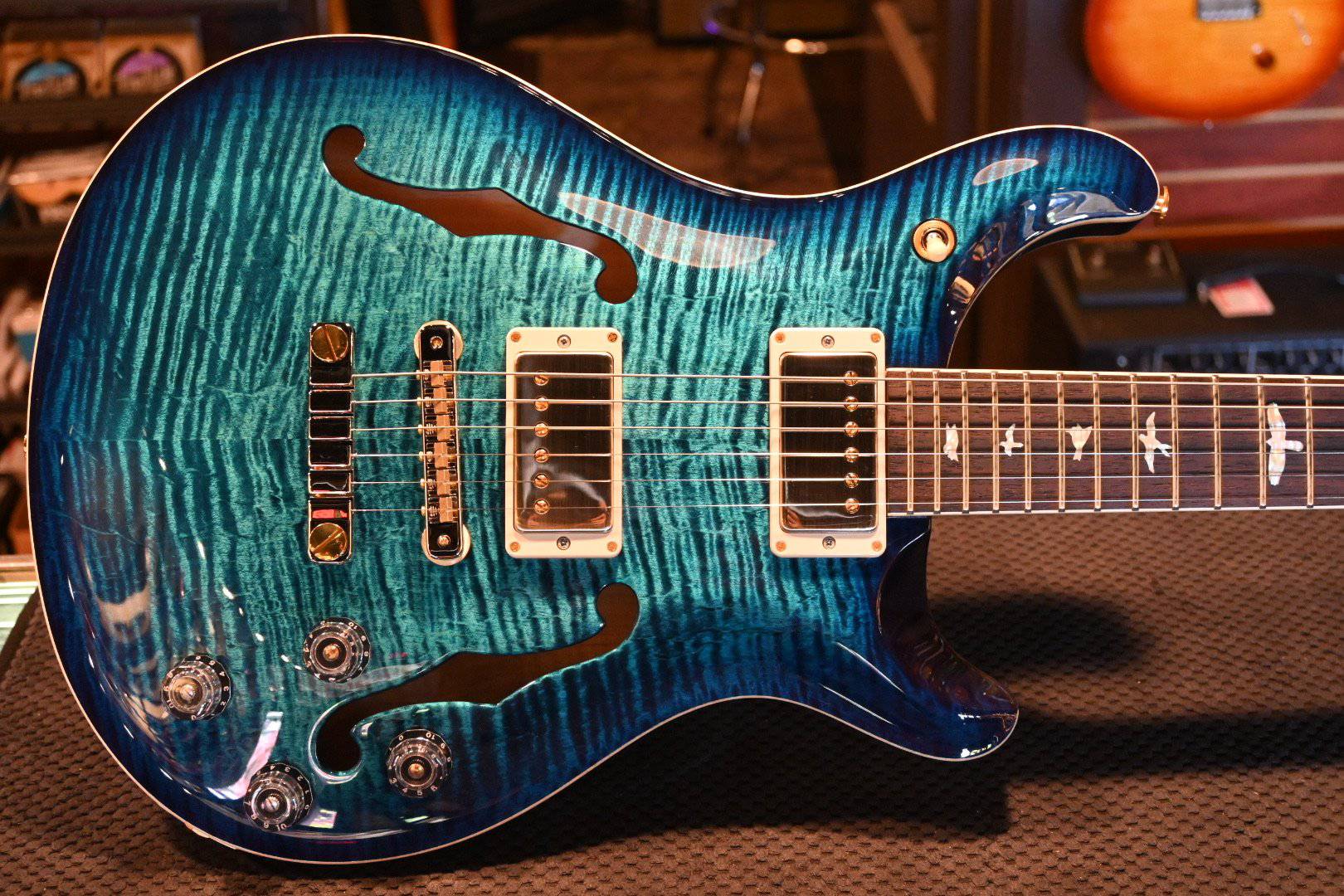 PRS McCarty 594 Hollowbody II 10-Top Cobalt Blue Electric Guitar