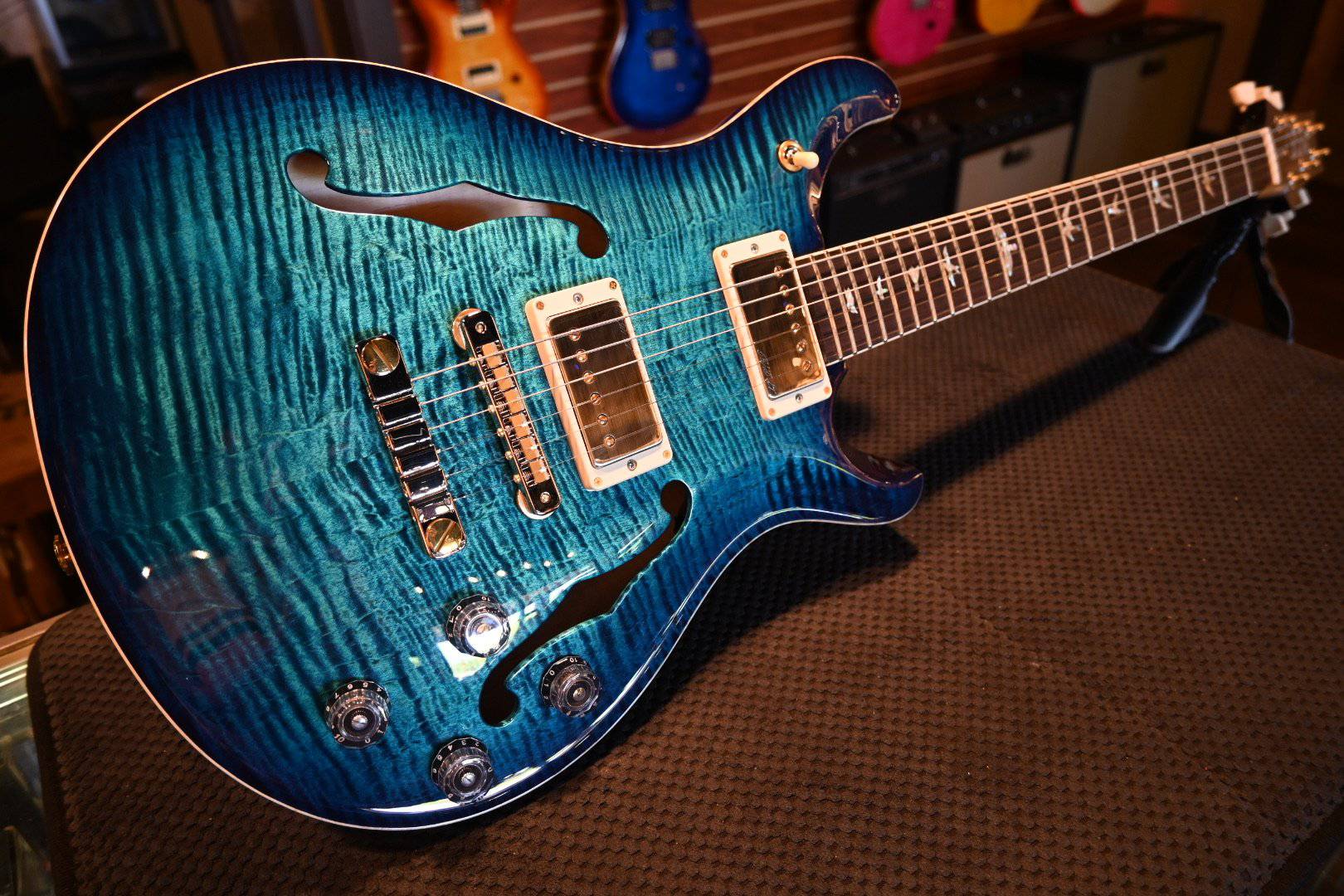 PRS Paul Reed Smith McCarty 594 Hollowbody II 10-Top - Cobalt Blue #8626 - Danville Music