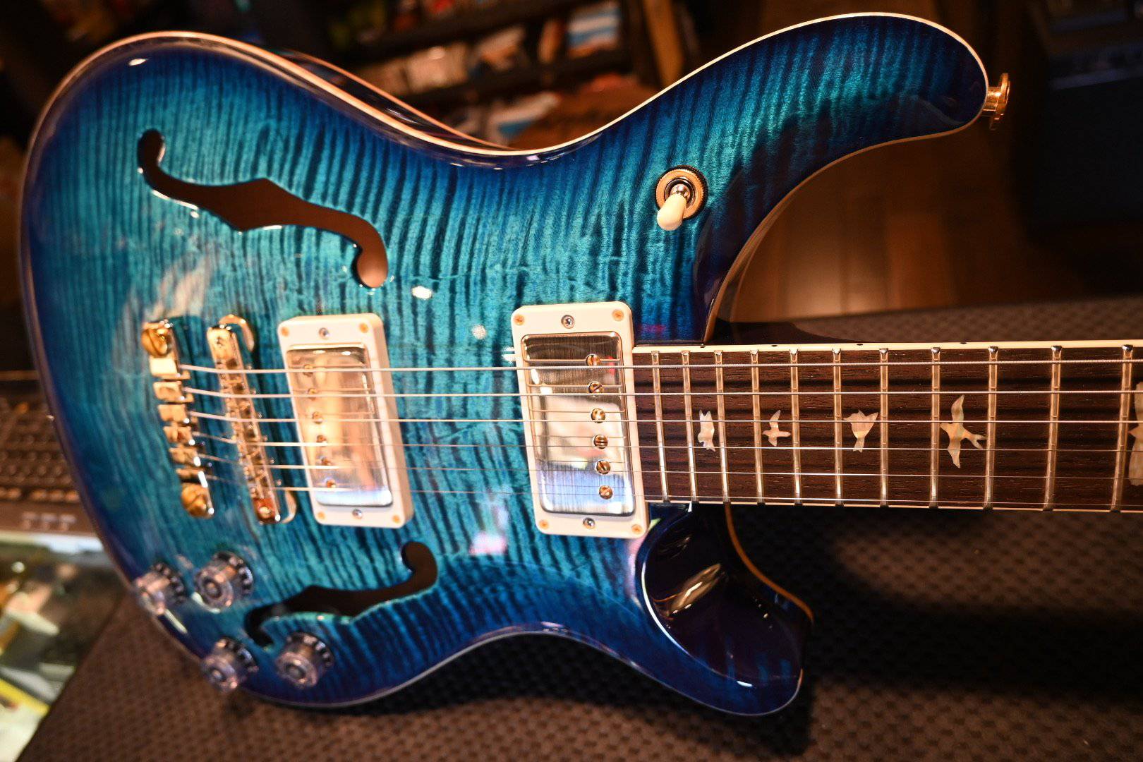 PRS Paul Reed Smith McCarty 594 Hollowbody II 10-Top - Cobalt Blue #8626 - Danville Music