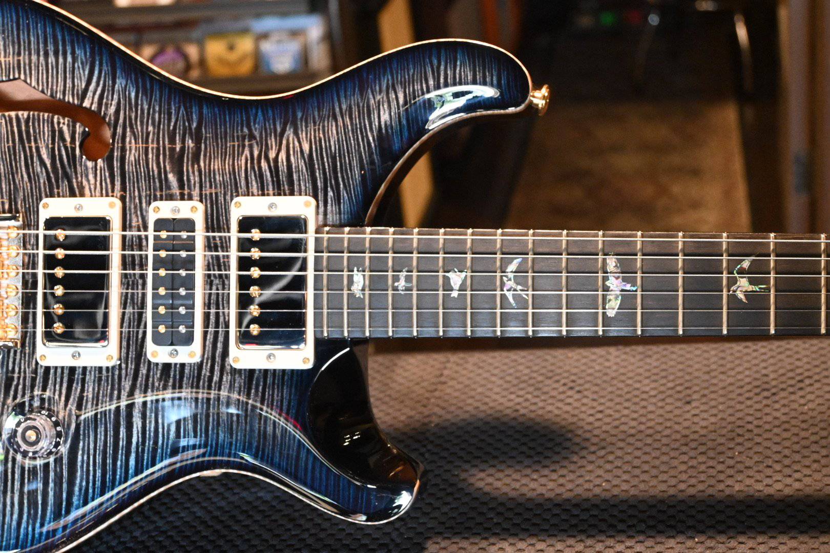 PRS Paul Reed Smith Special 22 Semi-Hollow LTD Artist Package - Charcoal Blue Burst #5220 - Danville Music