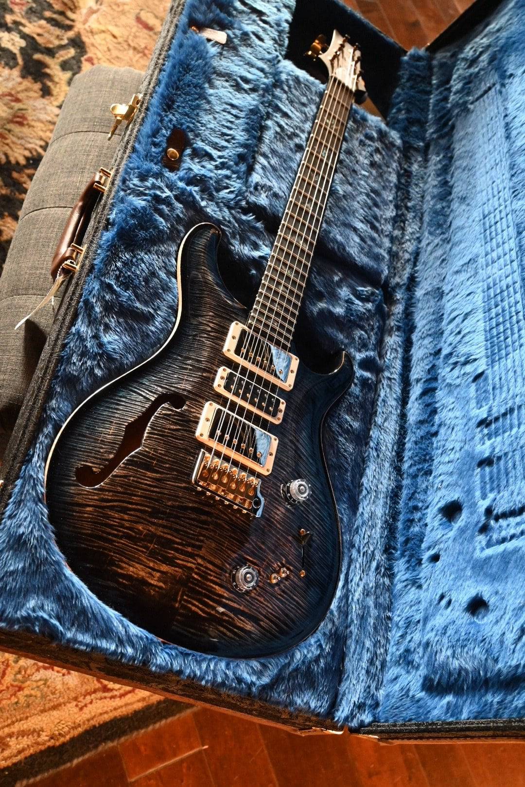 PRS Paul Reed Smith Special 22 Semi-Hollow LTD Artist Package - Charcoal  Blue Burst Guitar #5220